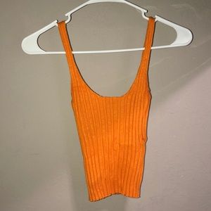 Orange Tank Top (S) - Forever 21